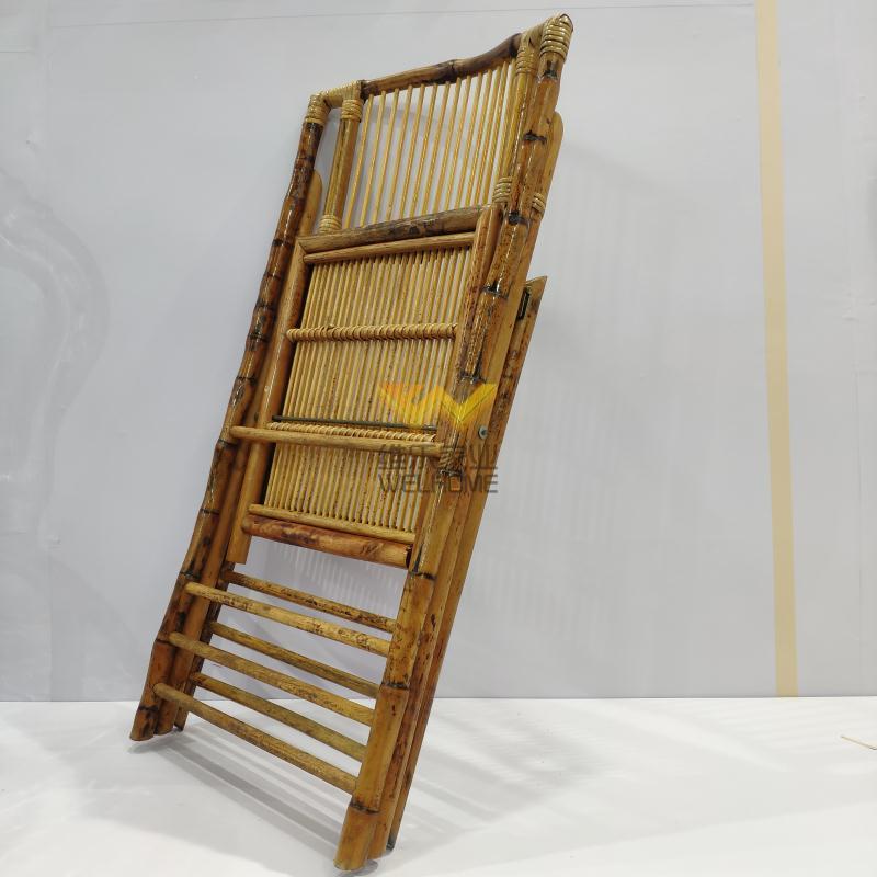 Bamboo folding chair